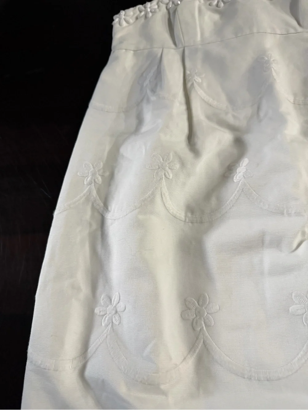 Lilly Pulitzer White Strapless Embroidered dress - Picture 6 of 16